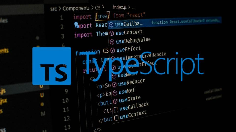 TypeScript logo with generic type parameters